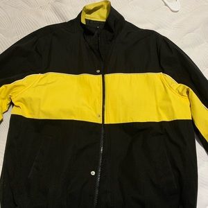 FOREver 21 HYSTERIA 💥 black and yellow jacket